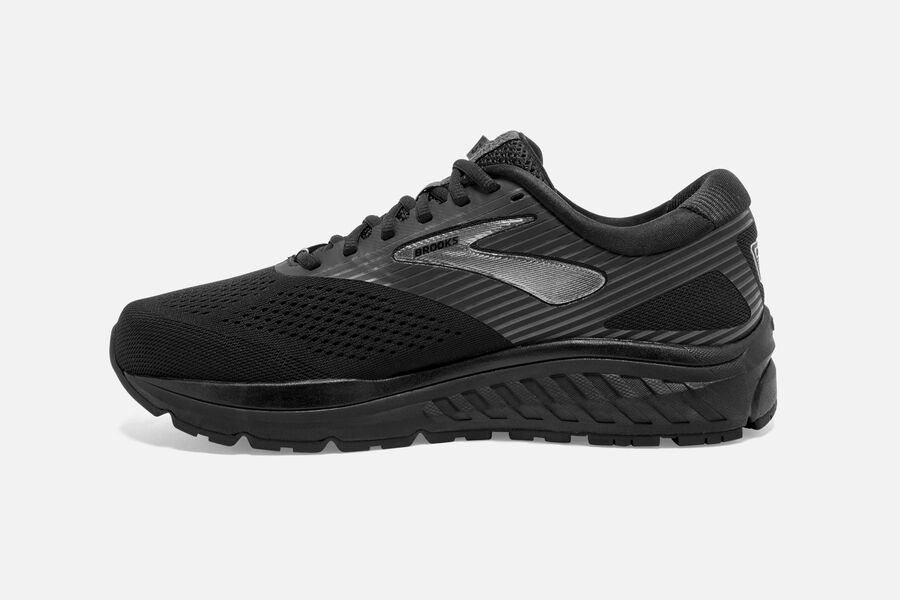 Brooks Running Shoes Mens Black/Grey - Addiction 14 Road - 9685-FOGYH